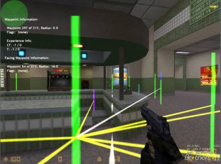 Waypoints для PodBot 2.5